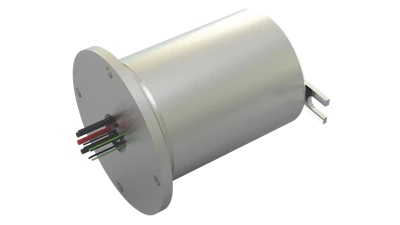 A washdown slip ring capsule.