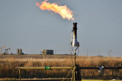 A flare for burning excess methane, or natural gas, from crude oil production, is seen at a well pad east of New Town, N.D., May 18, 2021. The Interior Department on Monday, Nov. 28, 2022, proposed rules to limit methane leaks from oil and gas drilling on public lands, the latest action by the Biden administration to crack down on emissions of methane, a potent greenhouse gas that contributes significantly to global warming.