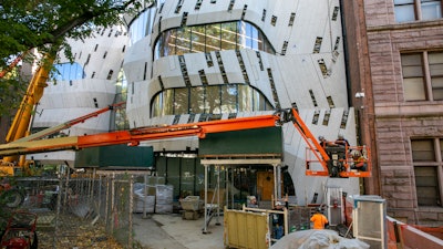 Construction at the American Museum of Natural History in New York, October 27, 2022.