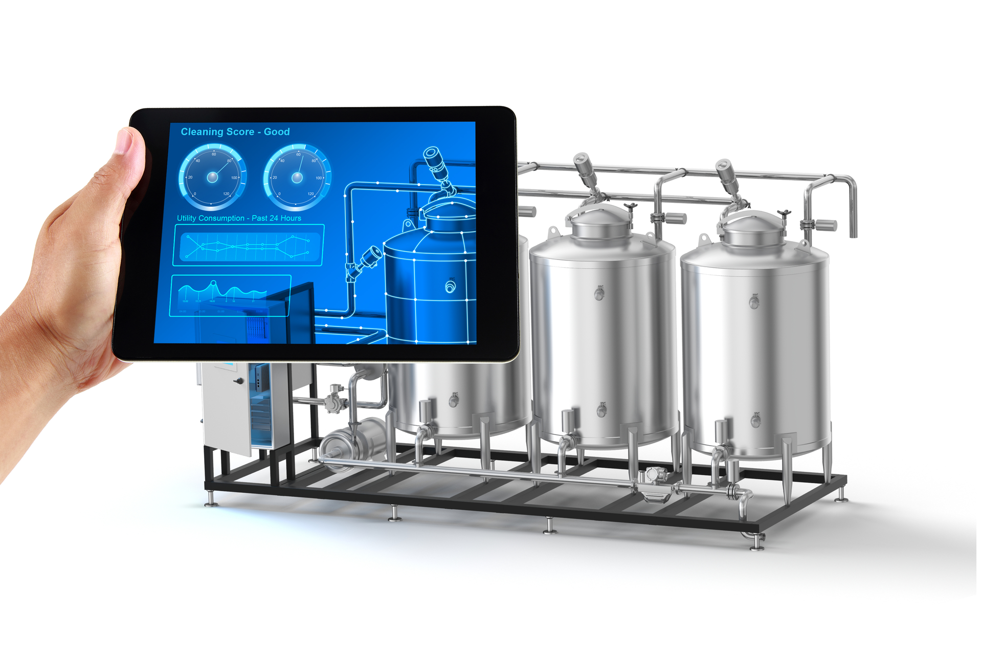 The CIP Utilities & Automated Reporting Analytics allows plant managers, operators and maintenance personnel to convert process and utilities data into actionable insights for industries and environments that use clean- and steam-in-place operations.