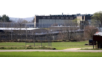 The Souza-Baranowski Correctional Center is surrounded by fencing, Wednesday, April 19, 2017, in Lancaster, Mass.