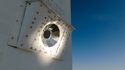 Close-up of Synhelion’s solar receiver, which provides the necessary process heat to decarbonize clinker production.