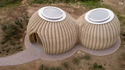 Tecla was built from locally sourced clay.