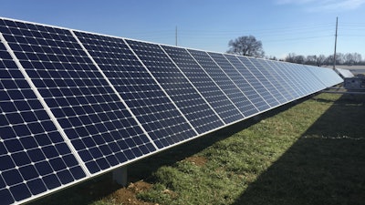 A TotalEnergies solar array.