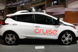 A Cruise AV, General Motor's autonomous electric Bolt EV, is seen in Detroit, on Jan. 16, 2019.