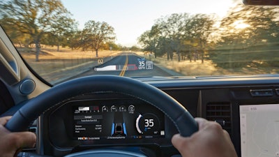 Ford Says New Super Duty Heads-Up Display Inspired by Fighter Jets