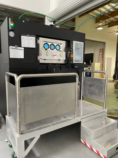 A Velo3D Sapphire AM system at ADDMAN.