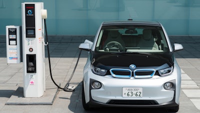 Electric Car Being Charged At Charging Station 586371292 3866x2580 (1)