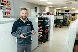 John Clark, president and CEO of Masterclock, worked with S&T to learn how his small manufacturing company can take advantage of advances made possible by digital printing technology.