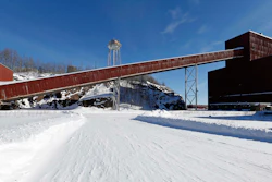 A former iron ore processing plant near Hoyt Lakes, Minn., that would become part of a proposed PolyMet copper-nickel mine, is pictured on Feb. 10, 2016.