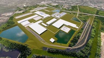 Scout Motors is building a manufacturing plant near Columbia, South Carolina that could create 4,000 or more permanent jobs. The site spans approximately 1,600 acres, with the plant itself occupying 1,100 acres.