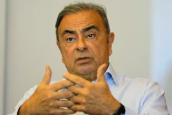 Former Nissan executive Carlos Ghosn speaks during an interview with The Associated Press in Beirut, Lebanon, on June 23, 2023.