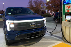 This photo provided by Edmunds shows the all-electric Ford F-150 Lightning. Purchasing and driving one requires a little more knowledge than what's required for a typical pickup.
