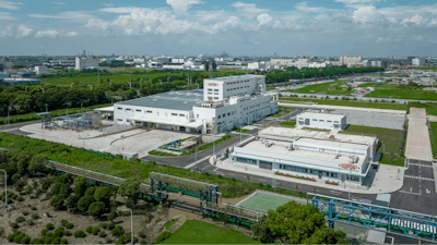 DuPont's new adhesives production facility in Zhangjiagang, East China.