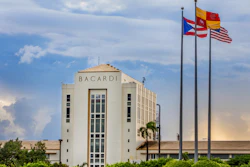 The 'Cathedral of Rum' at the Bacardi rum distillery in Puerto Rico, the world's largest premium rum distillery in the world.