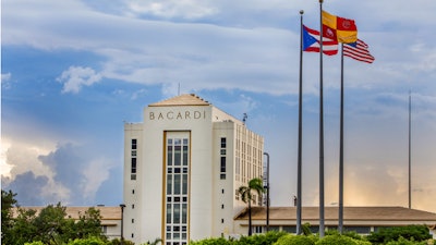 The 'Cathedral of Rum' at the Bacardi rum distillery in Puerto Rico, the world's largest premium rum distillery in the world.