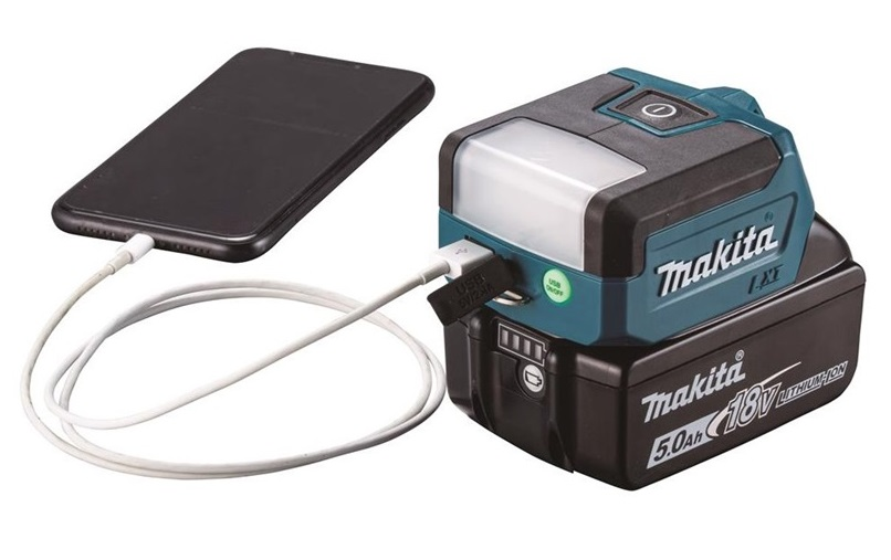 The DML817 can charge USB-compatible portable devices.