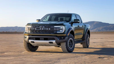 This photo provided by Ford shows the 2024 Ranger Raptor.