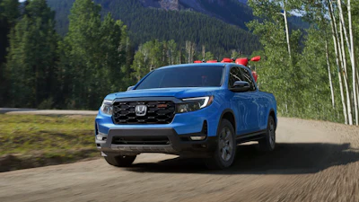 This photo provided by Honda shows the 2024 Ridgeline.