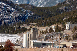 The Stillwater Mining Co. complex, the only platinum and palladium mine in the United States, is seen, May 2, 2013, near Nye, Mont.