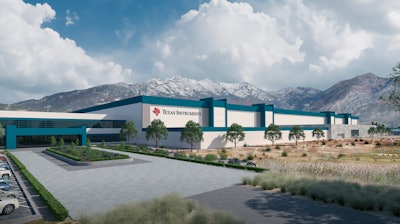Rendering Of Early Plans For Texas Instruments Second 300 Millimeter Semiconductor Wafer Fab In Lehi