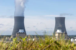 The first of two new nuclear reactors, left, operates at Plant Vogtle, July 31, 2023, in Burke County near Waynesboro, Ga., while the second reactor, right, awaits completion.