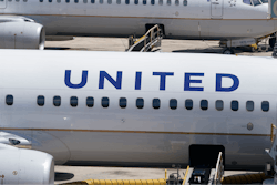 Two United Airlines Boeing 737s are parked at the gate at the Fort Lauderdale-Hollywood International Airport in Fort Lauderdale, Fla., on July 7, 2022.