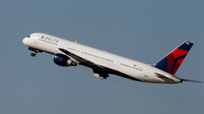 A Delta Airlines Boeing 757 taking off in Tampa, Fla. on Jan. 20, 2011.