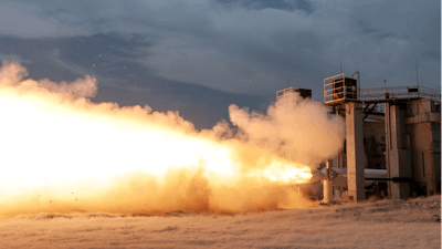 Northrop Grumman successfully conducted a validation test and qualified its GEM 63XL rocket motor in 2021 at its Promontory, Utah, facility.
