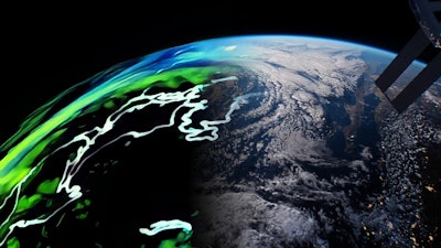 A global weather notional image from NVIDIA.