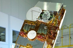 This photo provided by the European Space Agency shows the European Remote Sensing 2 satellite (ERS-2) satellite in a clean room before its launch in 1995.