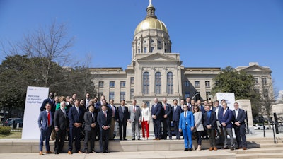 Georgia Governor Kemp, company, state leaders celebrate Hyundai Motor Group’s positive impact on the state during Hyundai Day at the State Capitol, Feb. 26, 2024.