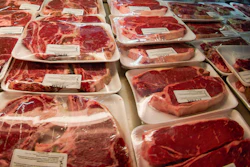 Rows of fresh cut beef are displayed in the coolers of the retail section at the Wight's Meat Packing facility, June 16, 2022, in Fombell, Pa. The U.S. Department of Agriculture on Monday, March 11, 2024, announced new requirements for meat and egg producers who use the voluntary “Product of USA” or “Made in the USA” labels on their products. ()
