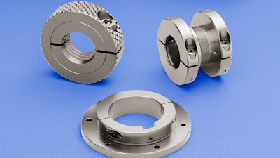 Custom machined shaft collars with application-specific modifications from Stafford Manufacturing.