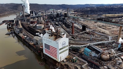 U.S. Steel's Mon Valley Works Clairton Plant, Clairton, Pa., Feb. 26, 2024.