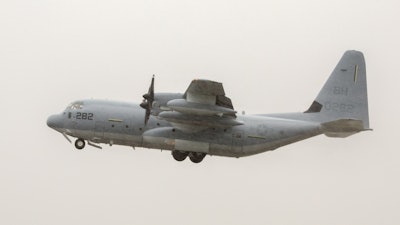 The C-130 Hercules Tactical Airlifter.