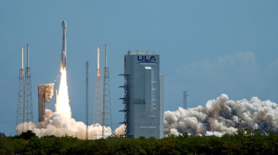 Boeing's Starliner capsule atop an Atlas V rocket lifts off from Space Launch Complex 41 at the Cape Canaveral Space Force Station on a mission to the International Space Station, Wednesday, June 5, 2024, in Cape Canaveral, Fla.