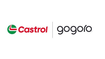 Castrol and Gogoro logos.