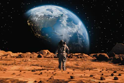 Astronaut on Mars