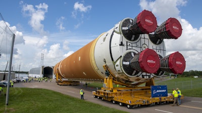 Boeing delivers rocket stage to NASA.