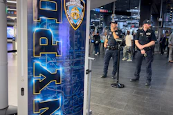 Gun detection machines are tested at the Fulton Street transit station.