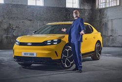 'Je suis Capri”. Football icon 'King Eric' Cantona unveils the reinvented and now all-electric Ford Capri.