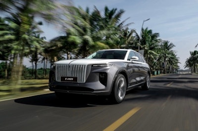 The HONGQI E-HS9.