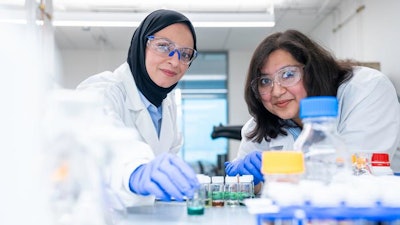 Salma Alhashim (left) and Sohini Bhattacharyya.