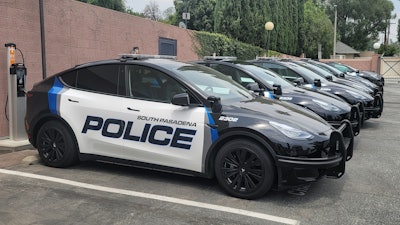 The South Pasadena Police Department all-electric fleet.