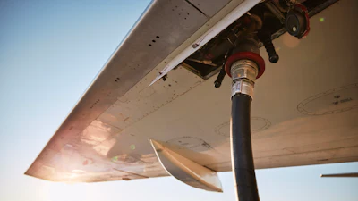 Refueling of Airplane.