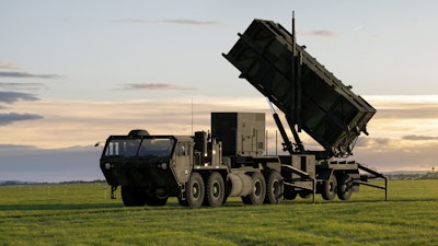 MIM-104 Patriot - missile system on a mobile vehicle platform.