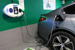 BP Pulse EV charging point.
