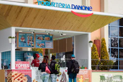 A Danone 'Yogurteria' in Barcelona.