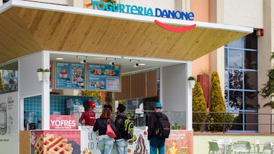 A Danone 'Yogurteria' in Barcelona.
